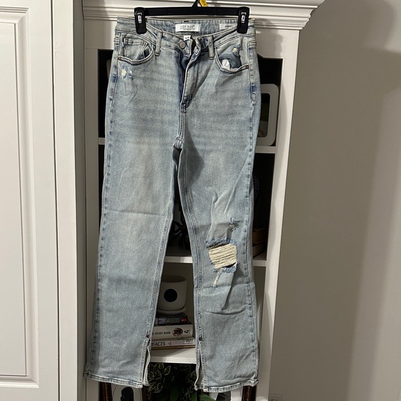 Judy Blue Denim - Distressed Light Blue Jeans